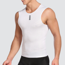 YKYWBIKE Summer outdoor riding for men mesh pure colour sleeveless road car bike breathable blouses