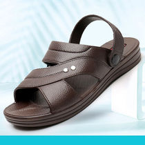 (Vietnam rubber) Korean version of non-slip casual comfortable wear-resistant wear quality mens sandals thick bottom summer New