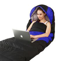 1900g Down Cotton Sleeping Bag Thickened Warm-Spliced Envelope Style Sleeping Bag Camping Lunch Break Sleeping Bag