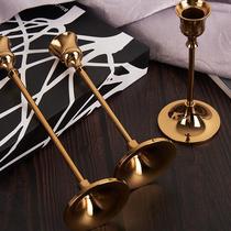 One generation Fat retro Halloween candlestick Pendulum Pieces Creative Wedding candles Decorative Brass Minimalist Gift Iron Pendulum