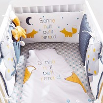 Breathable baby bed baby thick sponge bed by newborn children bedding four seasons anti-collision bed fence