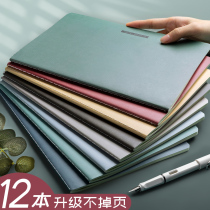 Retro notebook b5 thickened simple literary and artistic exquisite college students ins Wind A5 notepad record soft leather car line horizontal line soft noodle copy 16k large book practice student exercise book