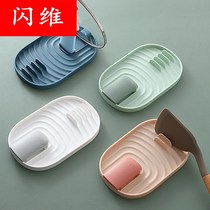 Kitchen multi-purpose pot cover plastic rack storage rack soup spoon spatula pad hanging multi-function storage spatula rack can be used for home use