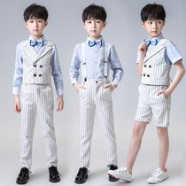 Bei Lan Samma boy host small dress Xiaer child suit suit costume piano boy performance suit summer