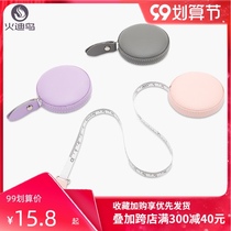 Mini small tape measure three-round chest waist size measurement meter ruler cute portable home clothes soft ruler