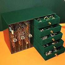 Earrings shelf display rack home jewelry box hanging necklace high-grade exquisite earrings ear studs hand accessories storage box