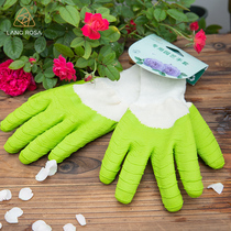 Stab-resistant non-slip professional gardening protective gloves for multiple occasions use breathable quick-drying wear-resistant gloves