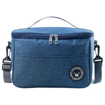 Insulating bag lunch box Hand bag thick aluminum foil office workers students with lunch box bag Japanese hand-carrying lunch bag