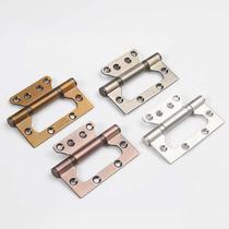 Hinge bearing wooden door inch hinge stainless slotted 4 child female stainless steel indoor 304 noise reduction thickening hinge free 1