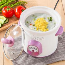 Soup pot 1-2 people artifact Baby special auxiliary food Electric casserole porridge stew pot Porridge pot bb ceramic porridge pot