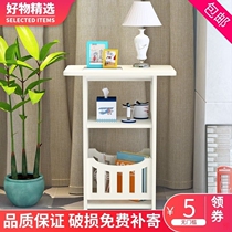 European multifunctional coffee table multi-purpose toy hall storage table sofa next to Mini Round Table bedroom bedside