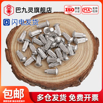 M2M2 5M3M4 sign rivet aluminum rivet GB827 knurled nameplate rivet semi round head flat head trademark Rivet