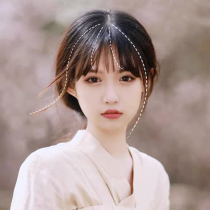 Manga fake bangs air wig female simulation natural no trace Qi Liuhai Net red round face forehead lisa head curtain