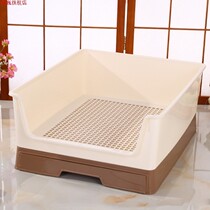  Dog toilet with drawer type Three-sided wall thickening and height anti-splashing Dog urinal Dog toilet Pet supplies