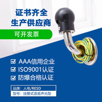 Wall-mounted human body electrostatic releaser Acousto-optic voice eliminator Intelligent explosion-proof antistatic release ball in addition to static electricity