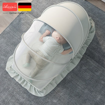 Baby mosquito net cover Foldable baby crib full cover universal anti-mosquito cover Childrens yurt bottomless mosquito net