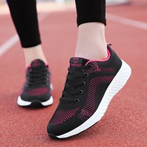 Li Ning VIP womens shoes spring and summer mesh walking shoes mother shoes comfortable large size black casual middle-aged and elderly sneakers