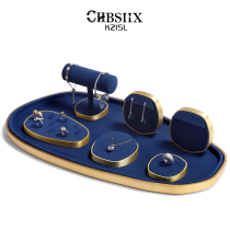 CK light luxury jewelry display props jewelry tray window display ring ring ring bracelet display rack set