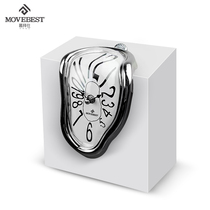 MOVEBEST creative personality clock artist decorated with fashion wall clock light luxury Dali twisted net red watch
