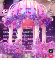 Douyin Volcano Live broadcast blind box gift dream flower sea time and space Castle outing secret border Party swing ticket