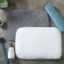 5 Star Hotel Bathroom Absorbent Ground Mat Small Size Pure Cotton Toilet Thickened Anti Slip Foot Mat Mini Rug