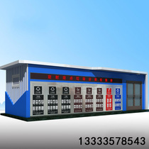 Garbage sorting room outdoor custom garbage pavilion community street garbage dry and wet separation new rural intelligent garbage station