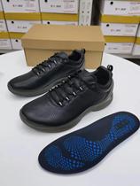 New black cowhide ultra-light training fire standby shoes training shoes breathable wear-resistant daily training shoes