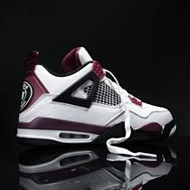  AJ official flagship store official website womens shoes summer AJ4 big Paris hot lava 3 white sail high-top sports shoes women