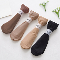 (supervalued 20 5 double dress) Sox children anti-seduces short silk stocking summer thin lady short socks midbarrel socks female