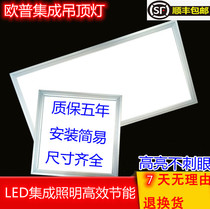 Opal integrated ceiling led lamp 600x600 flat panel lamp aluminum gusset plate kitchen ceiling lamp embedded ceiling lamp