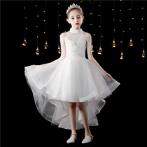 Childrens high-end evening dress Western princess dress Girls Summer little host dress Piano performance dress Model catwalk