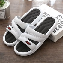 Tide Male slippers Summer outside wearing Han version sandals Fashion Personality Thicken Beach Home Bathroom With slippers