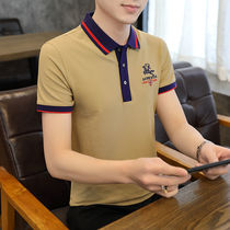 Summer men polo shirt pure cotton short sleeve T-shirt mens new blouses mens sportswear sportswear sportswear