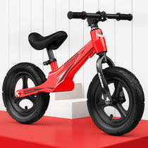 Child balance car 1-3-6-12 years old without pedalling bike magnesium alloy two-in-one kid toy car slide walkway car