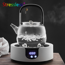 Electric pottery stove tea making glass kettle Teapot set household tangerine peel health pot tea making pot beam pot tea making device