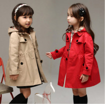 Beilan Senma unicorn new Guangdong Province Chinese and European girls windbreaker childrens thin coat little girl long sleeve