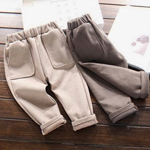 Girls' pants spring and autumn baby pants 2022 new children's foreign style casual pants wool fashion pants