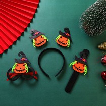 Wan Holy Glasses Snap Ring Hair Hoop Christmas Head Stirrup Children Head Accessories Hair Clip Deer Corner Head Buckle Decoration Dress Up Gift