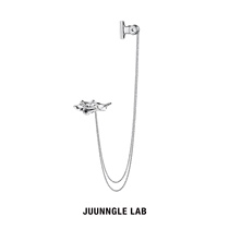 Juunngle lab black Ze brooch 2021 new original niche designer light luxury jewelry personality Tide brand