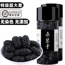 Shunfeng Air Xinjiang Wild Mulberry Dry Super Black Mulberry 3 Jin Super Large Granules No Sand Instant Mulberry Waters