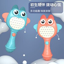 Rattle baby can gnaw boiled baby molars toy can bite with music light tooth gum cute toy