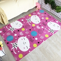 Childrens room carpet Living room bedroom bedside cartoon network red magic array full of cute princess hopscotch mats