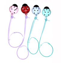 Factory direct silicone anti-drop chain Baby pacifier teether play mouth bite Le drop silicone chain