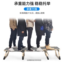 Lunch break folding bed single office nap artifact simple marching recliner portable home hospital escort reinforcement