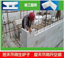 Floor heating module Energy-saving high-rise EPS module board insulation building materials Sunshine building h room building foam building module