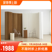 Paper New Art Paper Wall Partition Screen Xuanguan God Instrumental Partition Partition Wall Foldable Extension Paper Wall Customizable