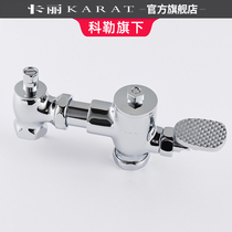 Köhlers Carli full copper urinal hand press sprinted washout valve pedalling delay valve footstep type 17904
