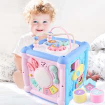 Childrens multifunctional building blocks knocking hands and drums baby early piano teaching multi-functional intelligent body intellectual establishment XPY square patting drums beneficial to play
