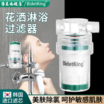 bidetking shower filter tap water household front shower water bath dechlorination soft water filter