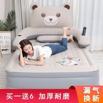 Inflatable mattress floor simple single double home mattress thickened and comfortable integrated dirty air cushion bed